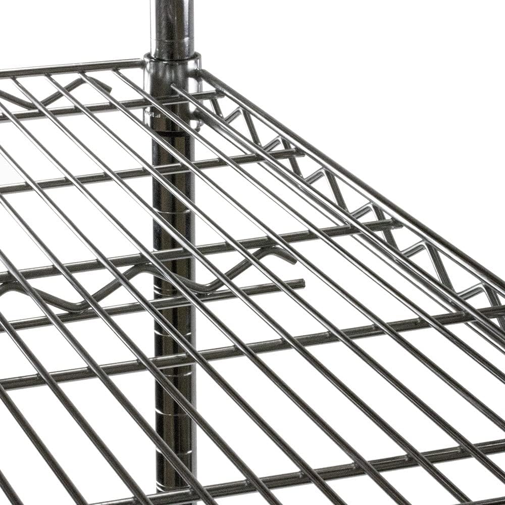 Shelving Inc.12 d x 48" w x 72" h Chrome Wire Shelving with 6 Tier ...