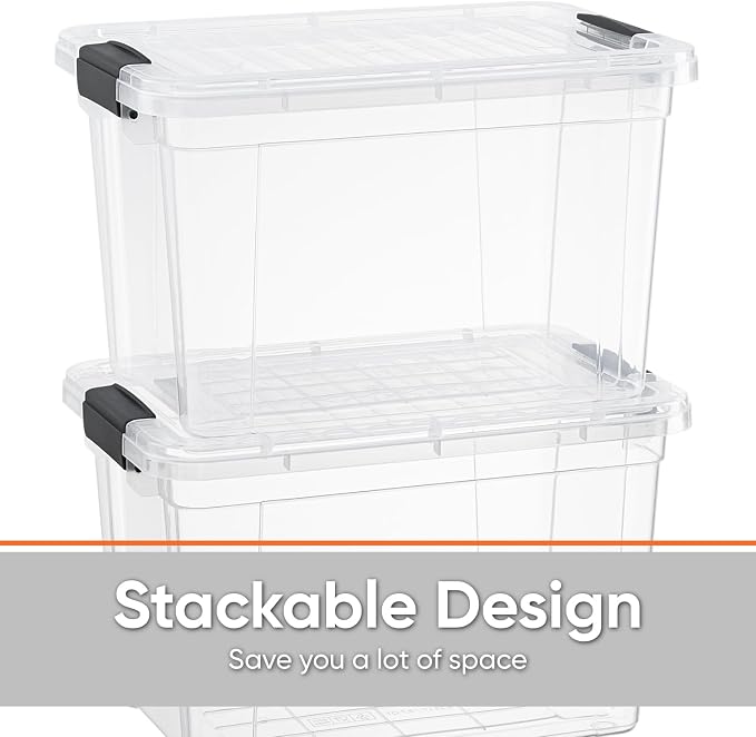 Superio Clear Storage Boxes