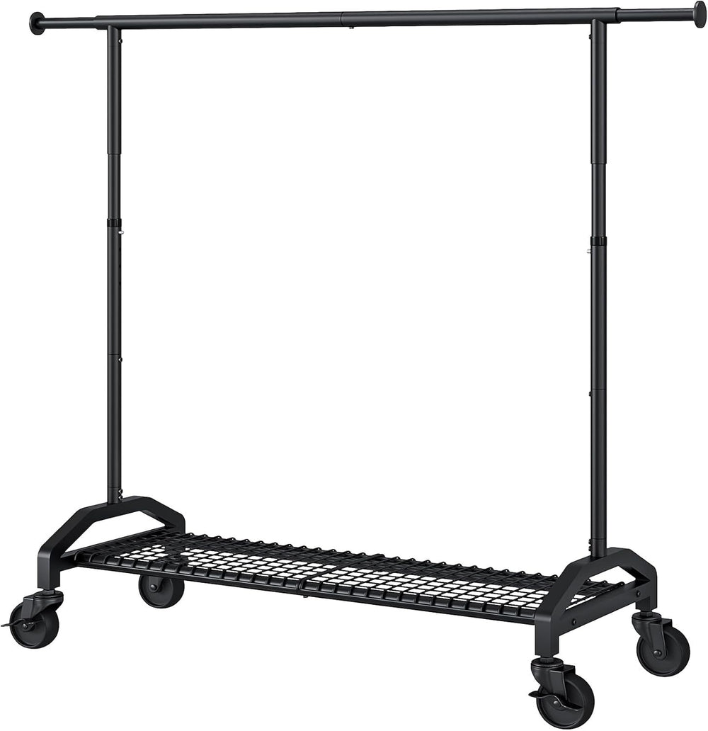 Wiracks Heavy Duty Clothes Rack for Hanging Clothes 350lbs Clothing Rack 3&qu...