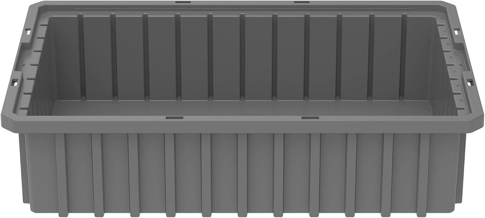 Akro-Mils 33164 Akro-Grid Plastic Slotted Dividable Modu Box Stackable Grid S...