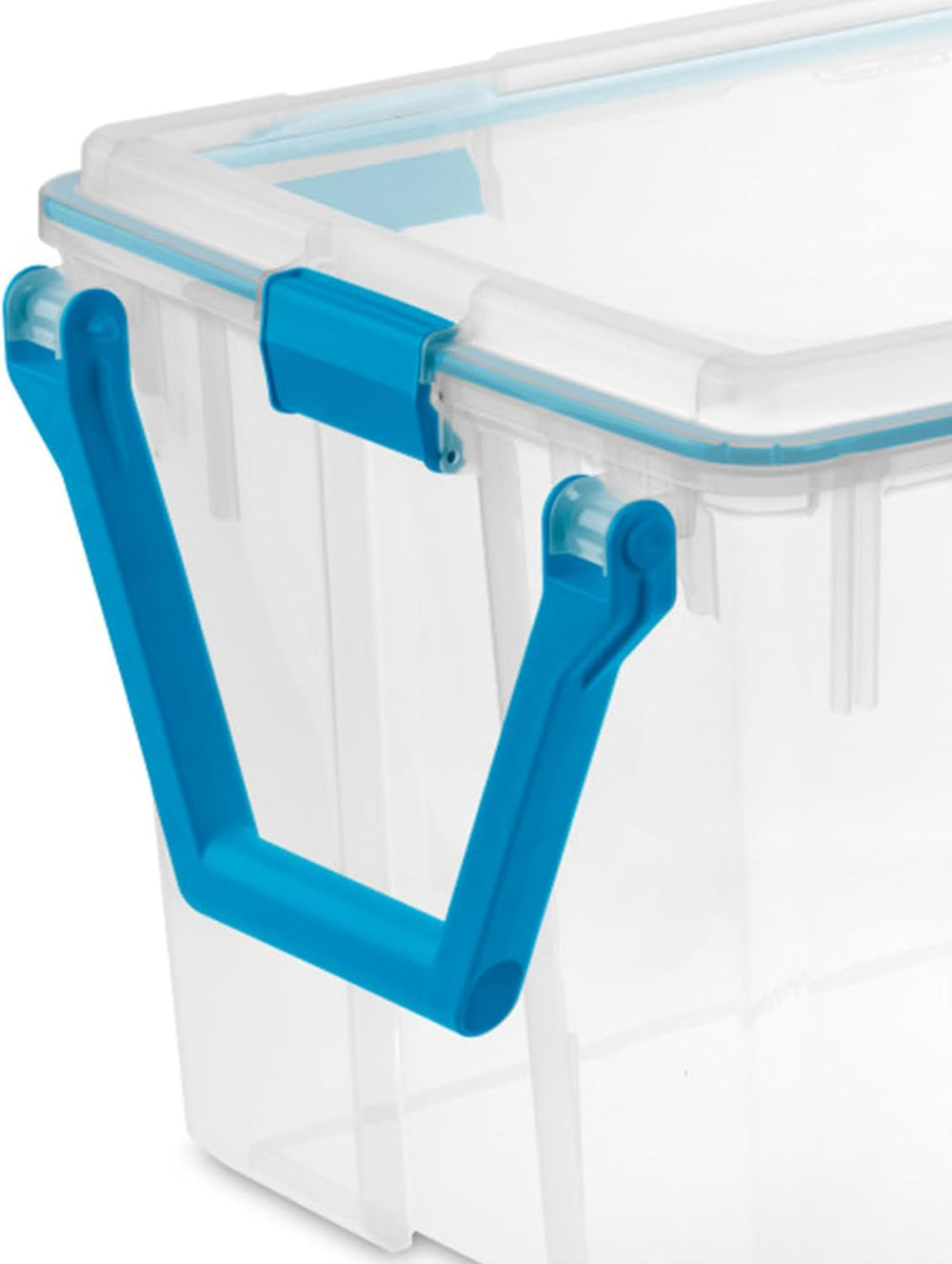 Sterilite Gasket Storage Box with Lids for Home & Office, 120 Quart, 6-Pack