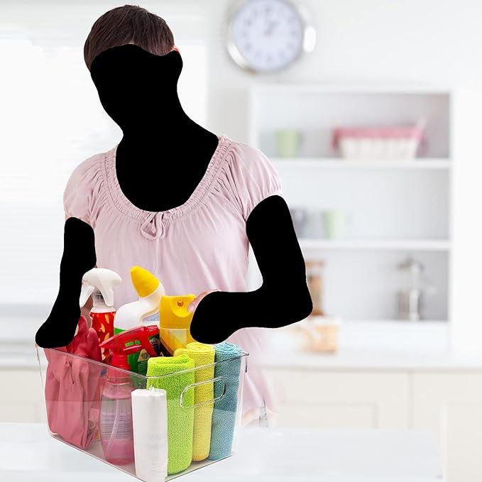 Clear Plastic Storage Bins