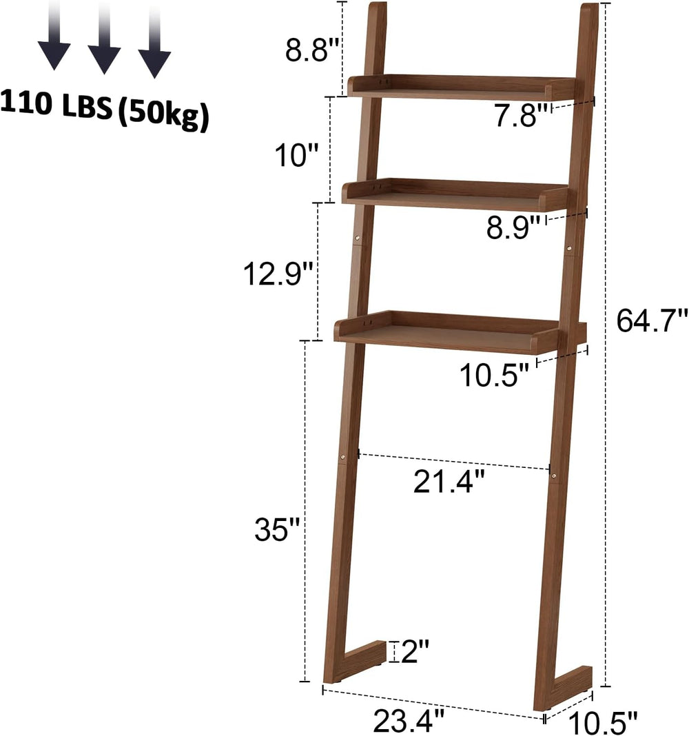 Over The Toilet Storage Shelf Wood, 3-Tier Above Toilet Organizer Rack, Frees...
