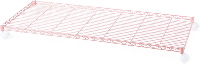 DormCo Suprima® Rolling Underbed Storage Shelf - Pink