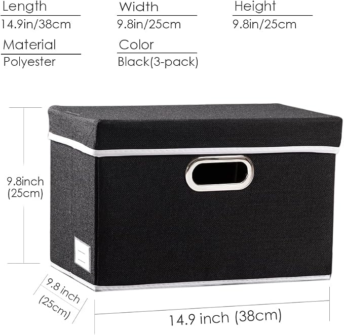 PRANDOM Foldable Storage Bin