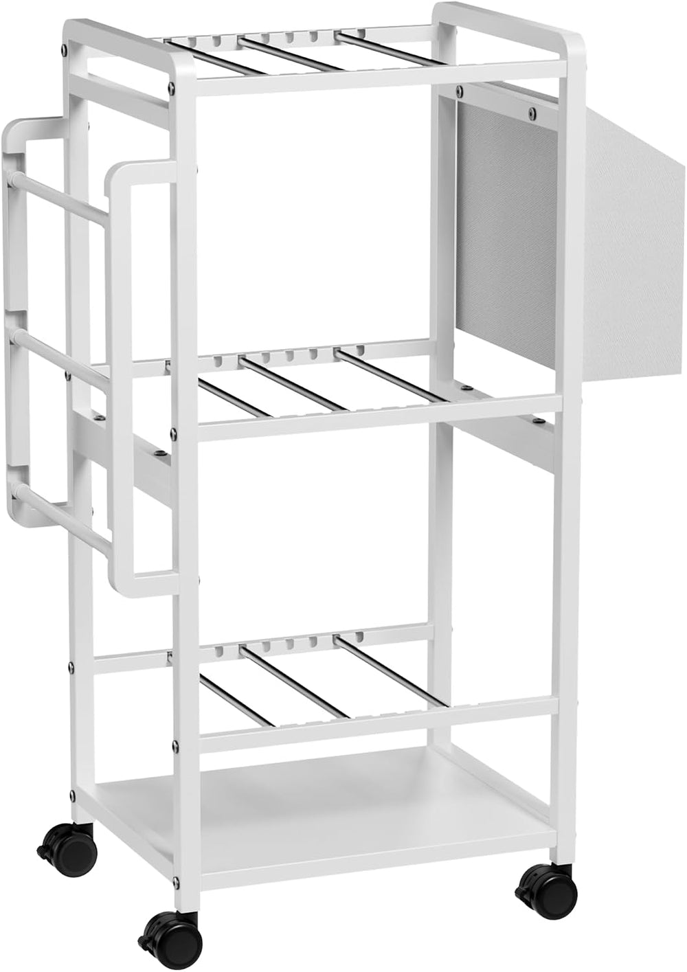 Aquzee Wrapping Paper Storage, Gift Wrapping Paper Organizer Storage, White
