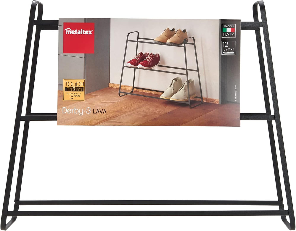 Metaltex Derby-3 Lava Shoe Rack 57 x 18 x 45 cm