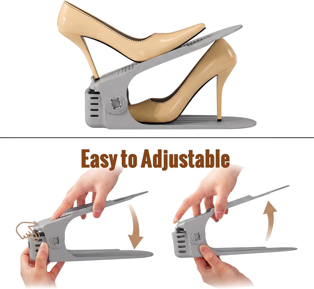 Neprock Shoe Slots Organizer for Closet, Shoe Storage Organizer Shoe Slots Or...