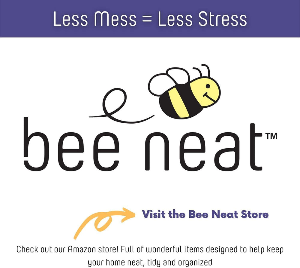 Bee Neat Closet Acrylic Shelf Dividers, Closet Organizer, 6 Pack, 8" x11 ⅝