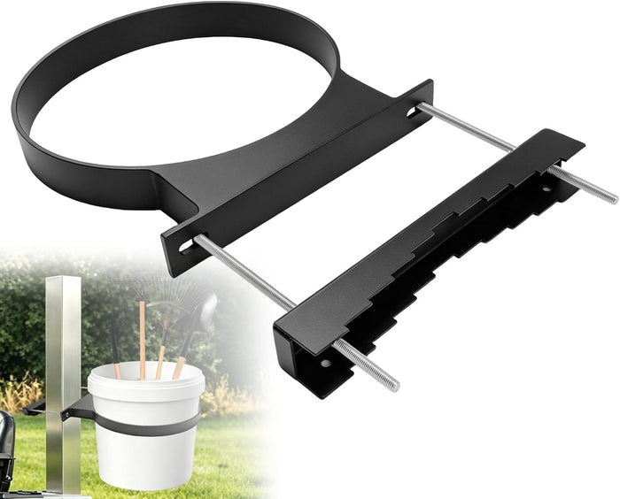 Heavy-Duty 5 Gallon Bucket Holder for Zero Turn Mower & Tractor