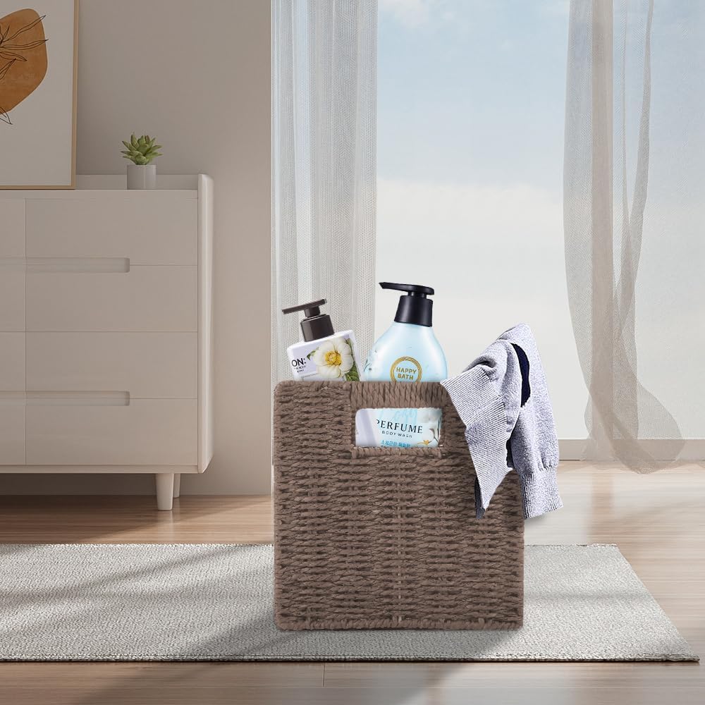 6 Pack 8.7 Inch Wicker Baskets