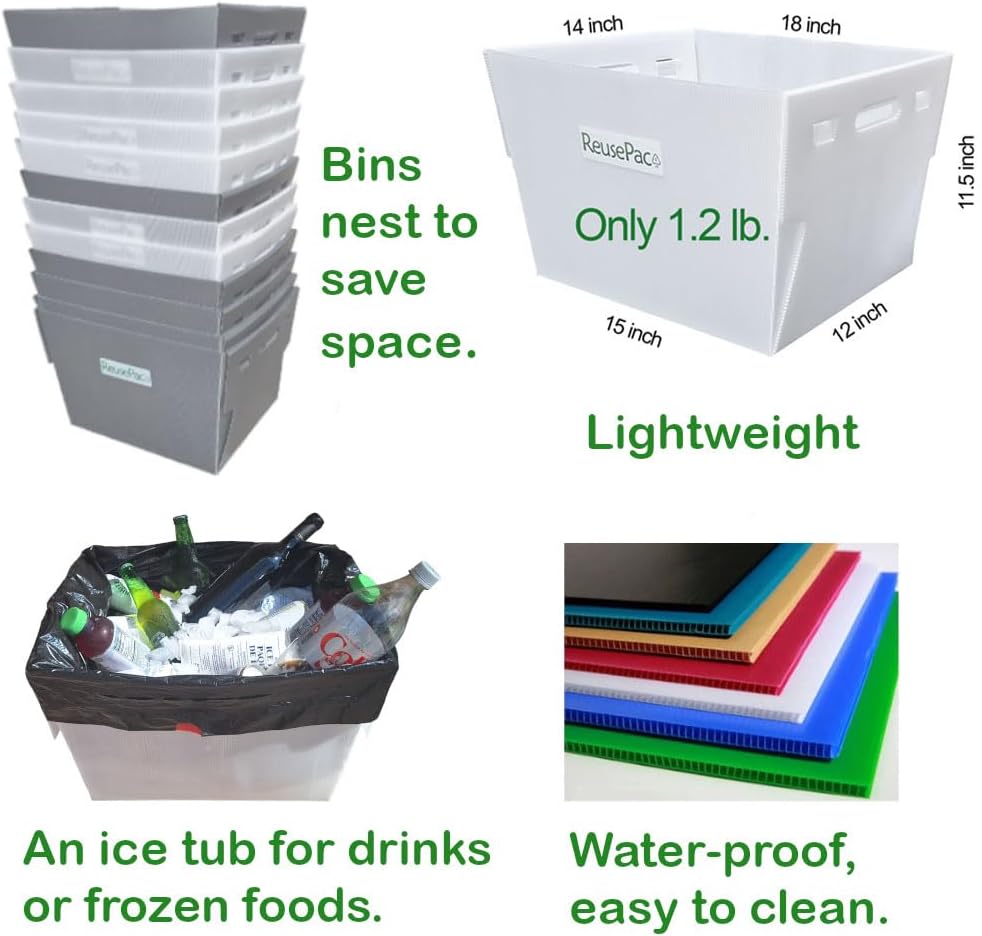 Postal Mail Tote Nestable Box, Storage Bin, Container, Basket, Organizer for ...