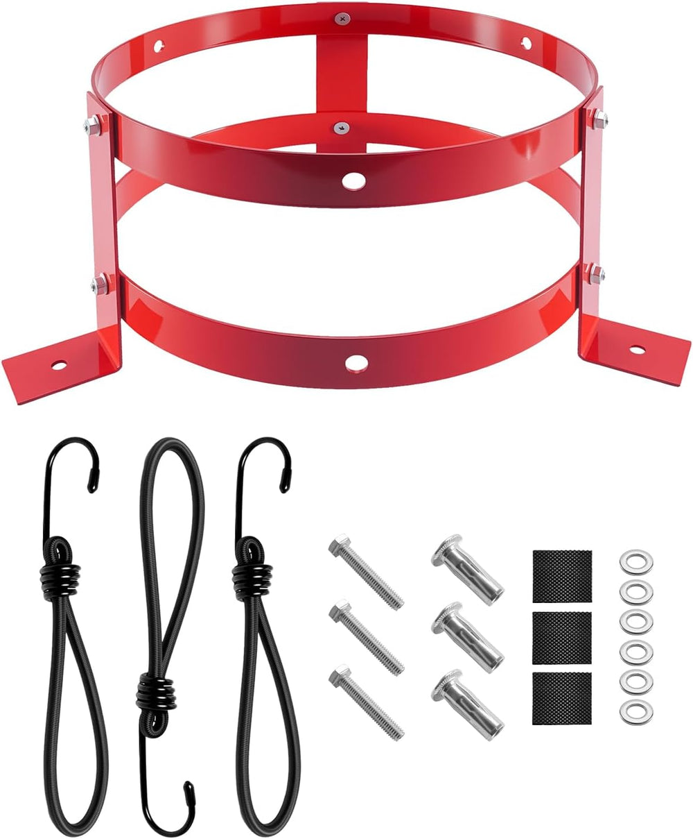 5 Gallon Bucket Holder, 11.6 Inch Diameter, Heavy Duty Aluminum Bucket Rack