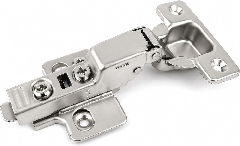 Berta, 40-Pack Half Overlay 110° Soft-Close Frameless Cabinet Hinges