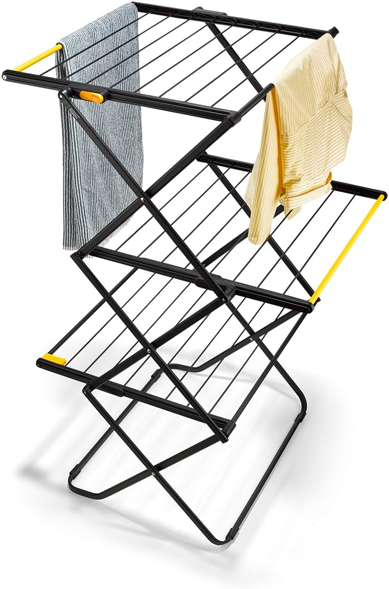Joseph Joseph AirFrame Max 3-Tier Folding Drying Rack, High Capacity