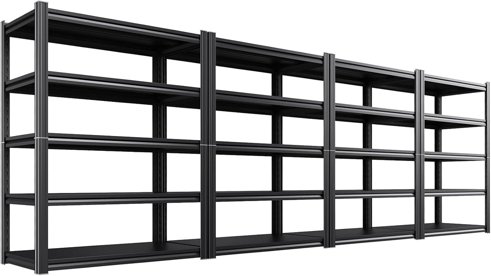 4 Pack Heavy Duty Metal Garage Shelving 71.2" Hx46 Wx20 D