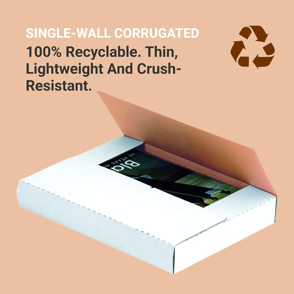 BOX USA Shipping Boxes Medium 12.5"L x 12.5"W x 1"H 50-Pack - ...