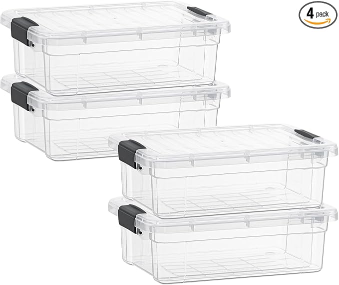 Superio Clear Storage Boxes