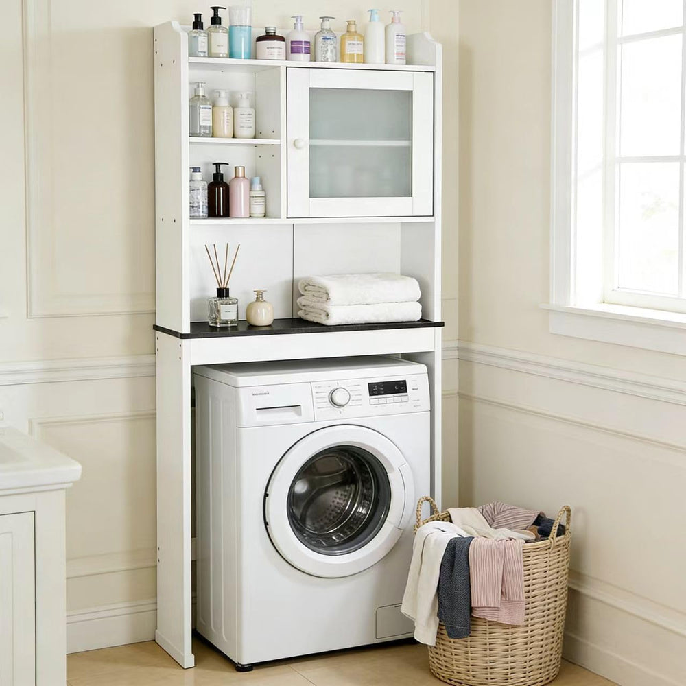 ZENY Over The Toilet Storage Cabinet, Bathroom Organizer with Adjustable Shel...