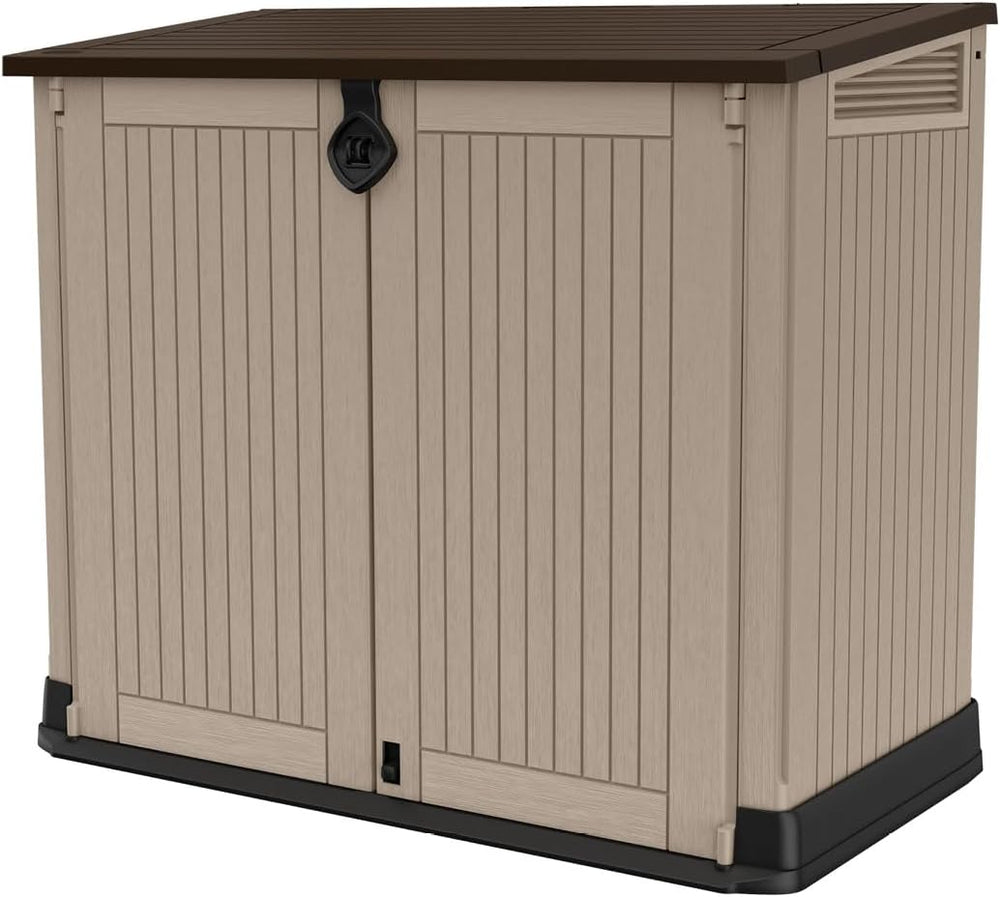 Keter Store-It-Out MIDI Outdoor Resin Storage Shed – Weather-Resistant Horizo...