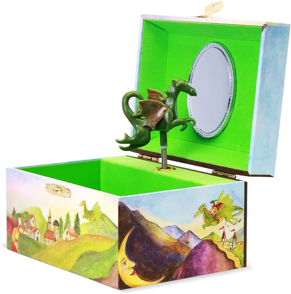 Enchantmints Playful Dragon Musical Jewelry Box for Girls & Boys Dragon S...