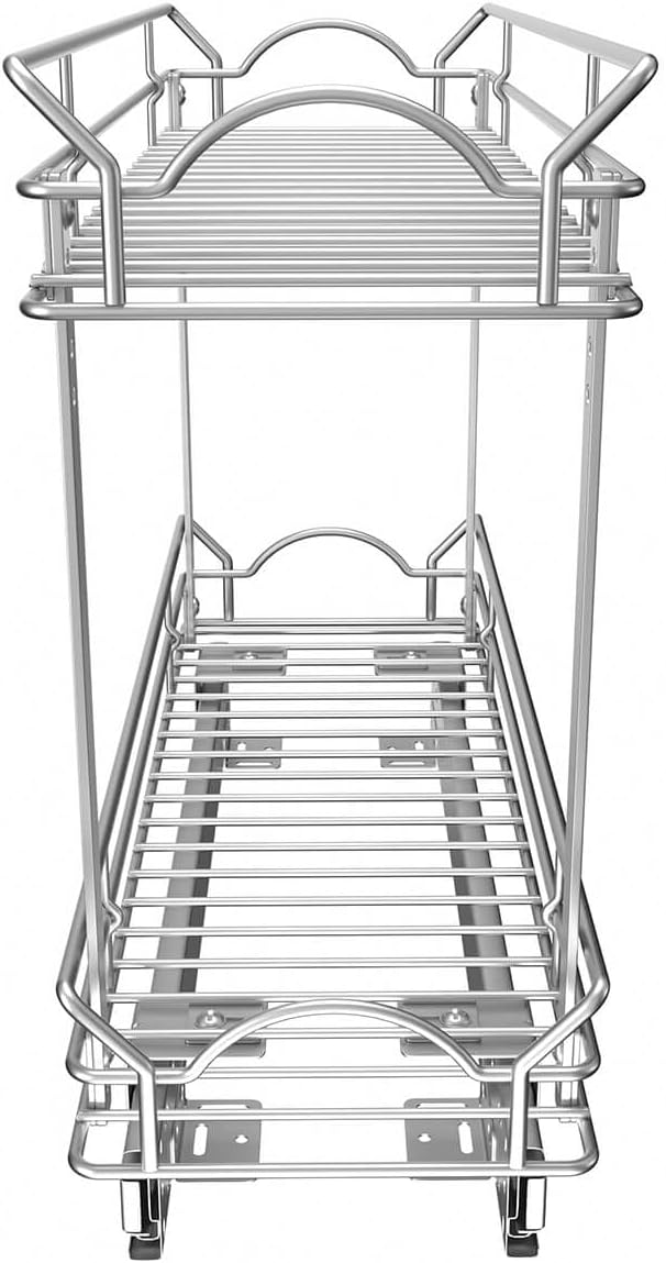 OCG Slide Out Cabinet Organizer for Narrow Cabinet (5" W X 17" D), ...