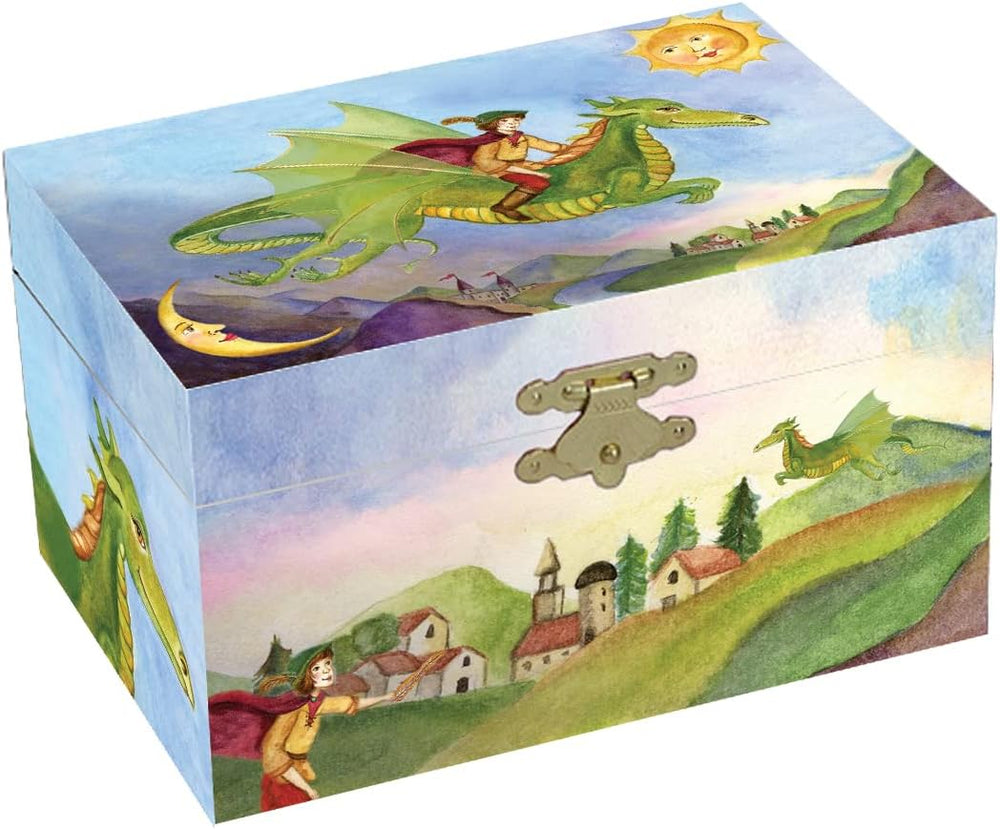 Enchantmints Playful Dragon Musical Jewelry Box for Girls & Boys Dragon S...