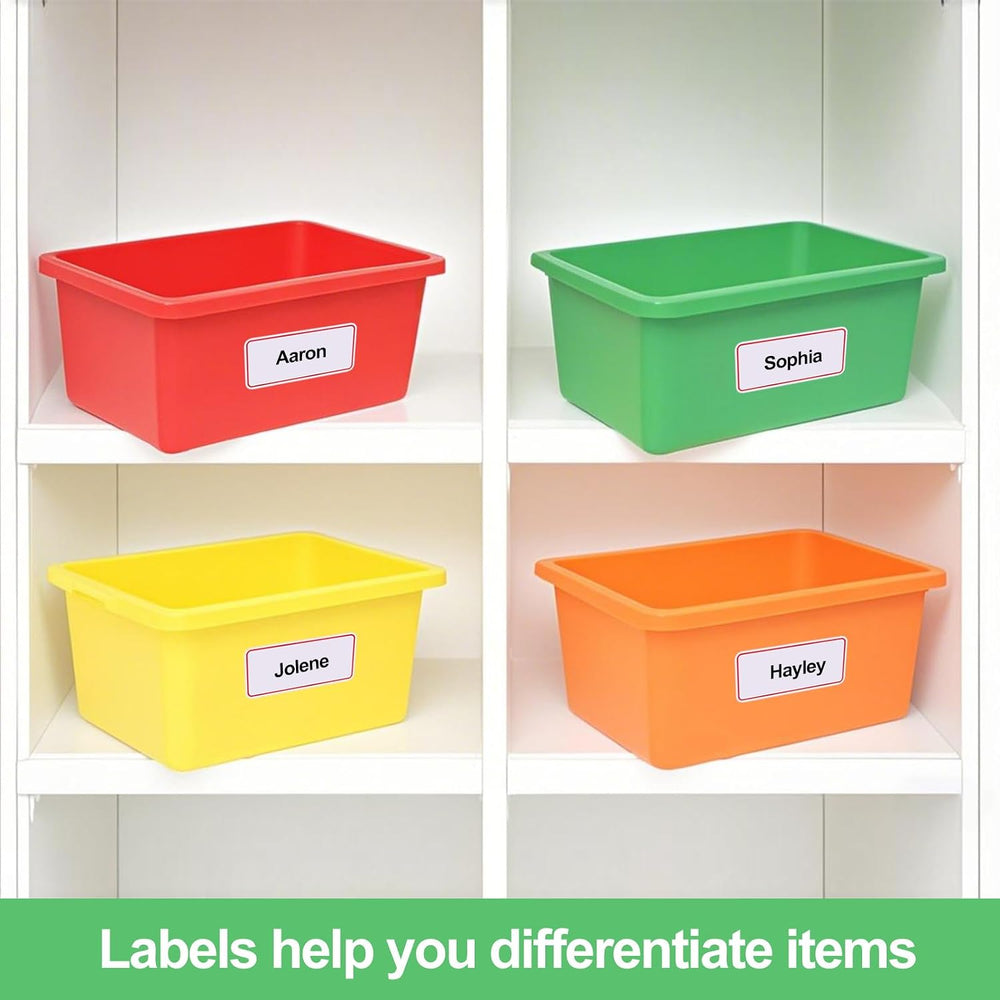 16 Pcs Plastic Cubby Storage Bins 8 Colors Home Organization Cubby Containers...