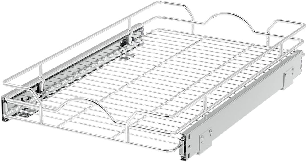 OCG Pull Out Cabinet Organizer 2 Pack (15" W x 21" D), Pull out She...
