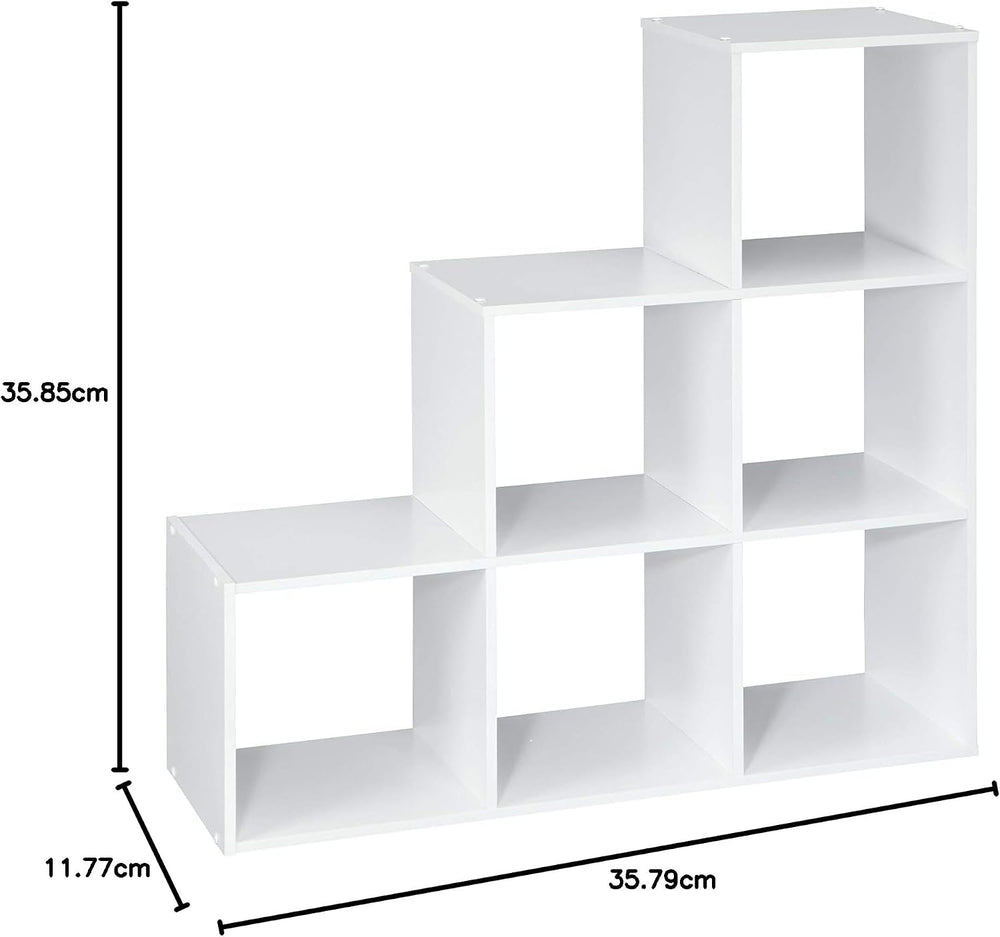 ClosetMaid Cubeicals 3-2-1 Cube Storage Shelf Organizer Bookshelf, 3 Tier, St...