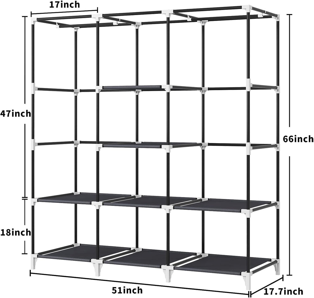 Portable Closet, Bedroom Wardrobe Closet for Hanging Clothes