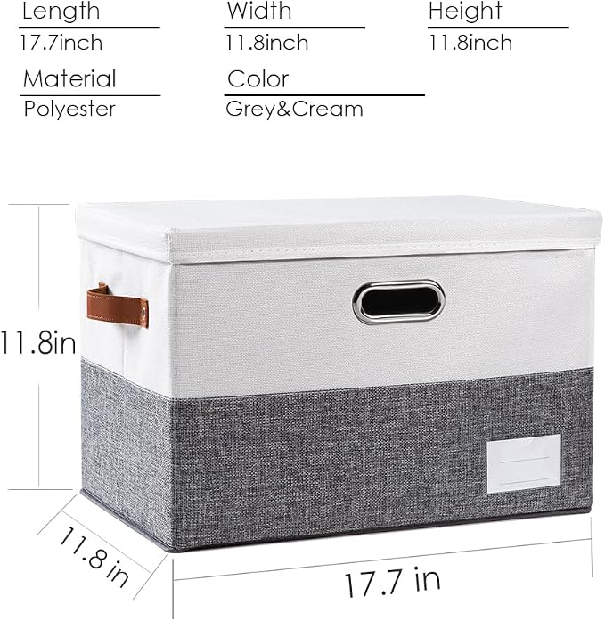 PRANDOM Foldable Storage Bins