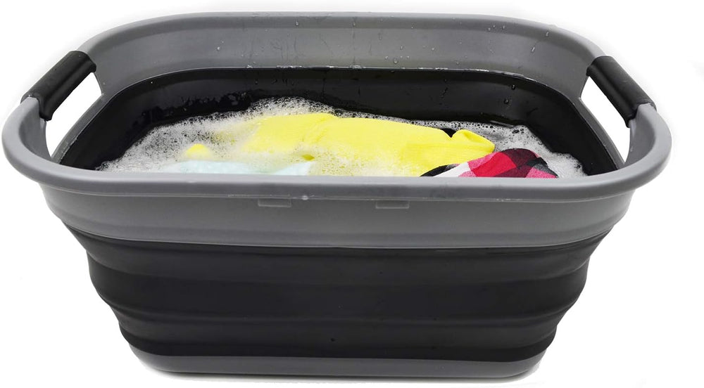 SAMMART 17.5L (4.6 Gallon) Collapsible/Foldable/Pop Up/Portable Washing Tub/S...