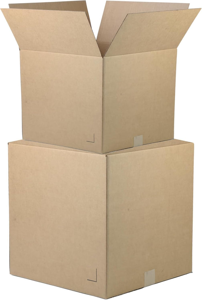 The Boxery 8"x6"x4" Corrugated Cardboard Boxes 100-Pack