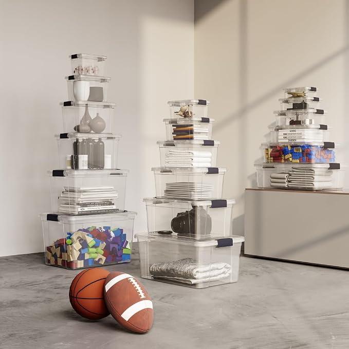 Superio Clear Storage Boxes
