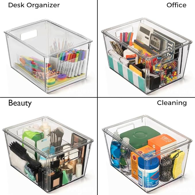 ClearSpace Plastic Storage Bins