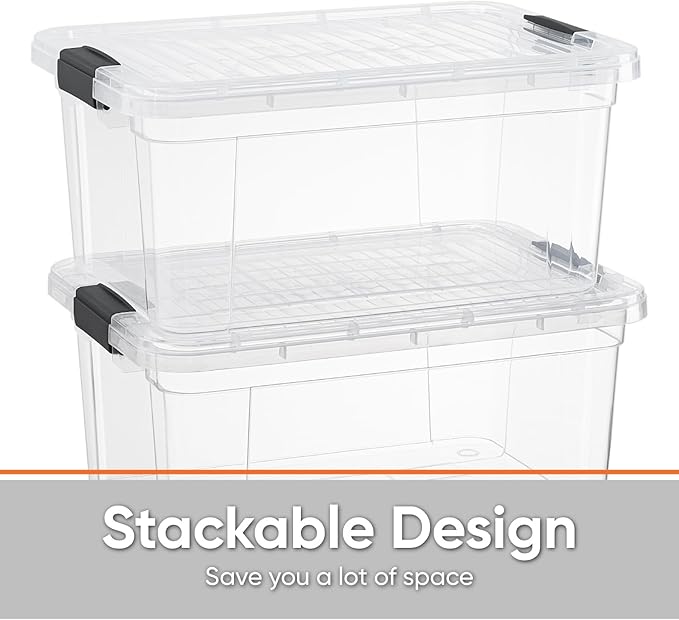 Superio Clear Storage Boxes