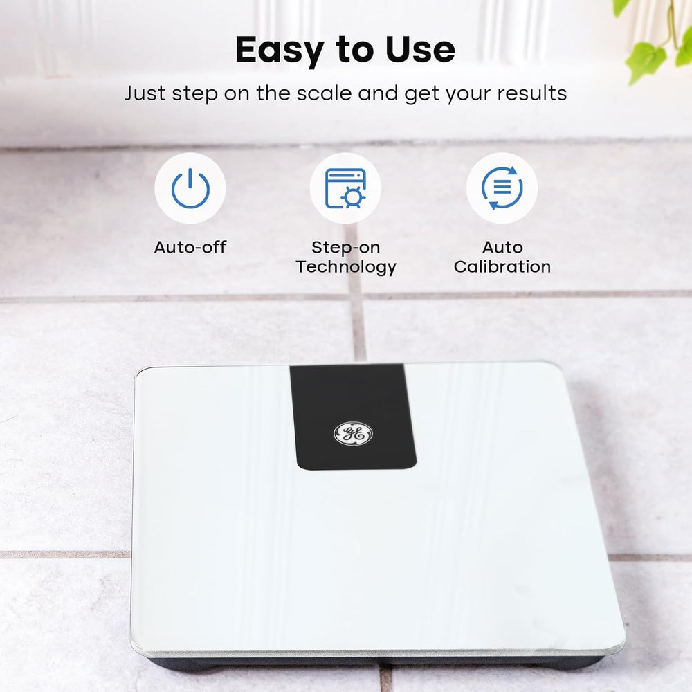 GE Bathroom Scale for Body Weight, Digital Weight Scales 500lbs Heavy Duty