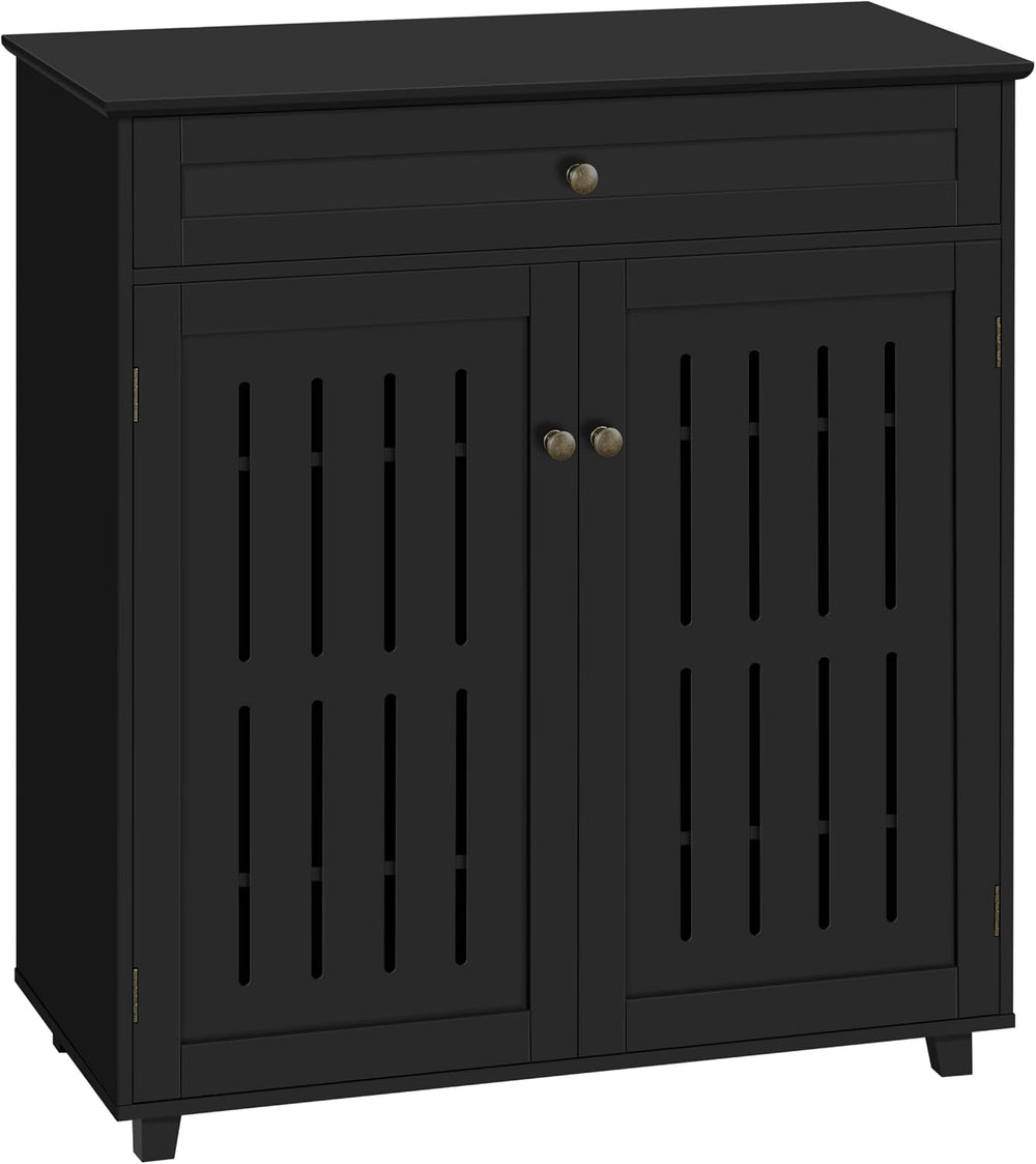 Yaheetech Kitchen Buffet Storage Cabinet for Home Office, Black
