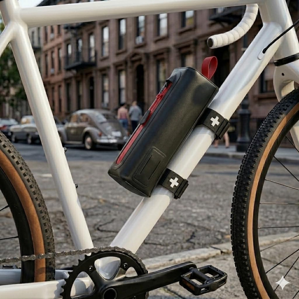 Bike First Aid Kit for Cyclist's, Compact Waterproof Case, Attaches to Bi...