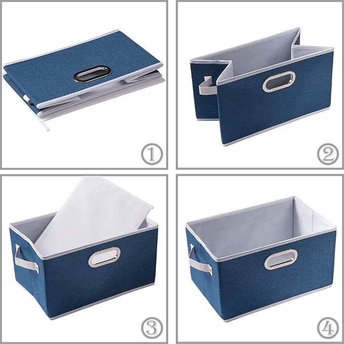 PRANDOM Large Collapsible Storage Baskets