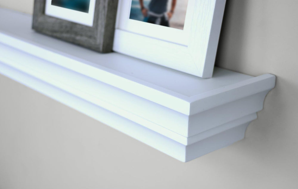 Ballucci Victorian Wall Ledge and Shelf, 12", 16", 24", Set of...