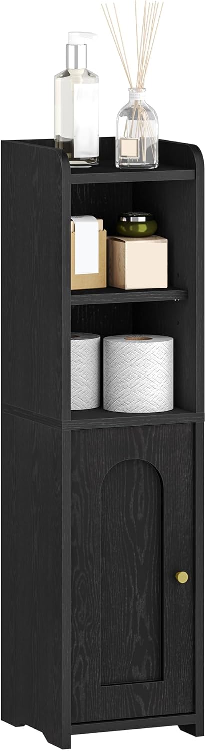 Hzuaneri Bathroom Storage Cabinet, Narrow Toilet Paper Cabinets with Doors