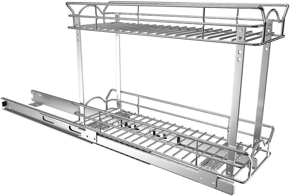 OCG Slide Out Cabinet Organizer for Narrow Cabinet (7" W X 17" D), ...