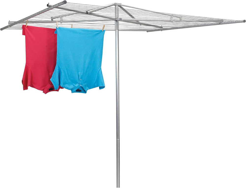 Household Essentials Parallel Clothesline Outdoor Dryer, 30 Lines with 210 Fe...