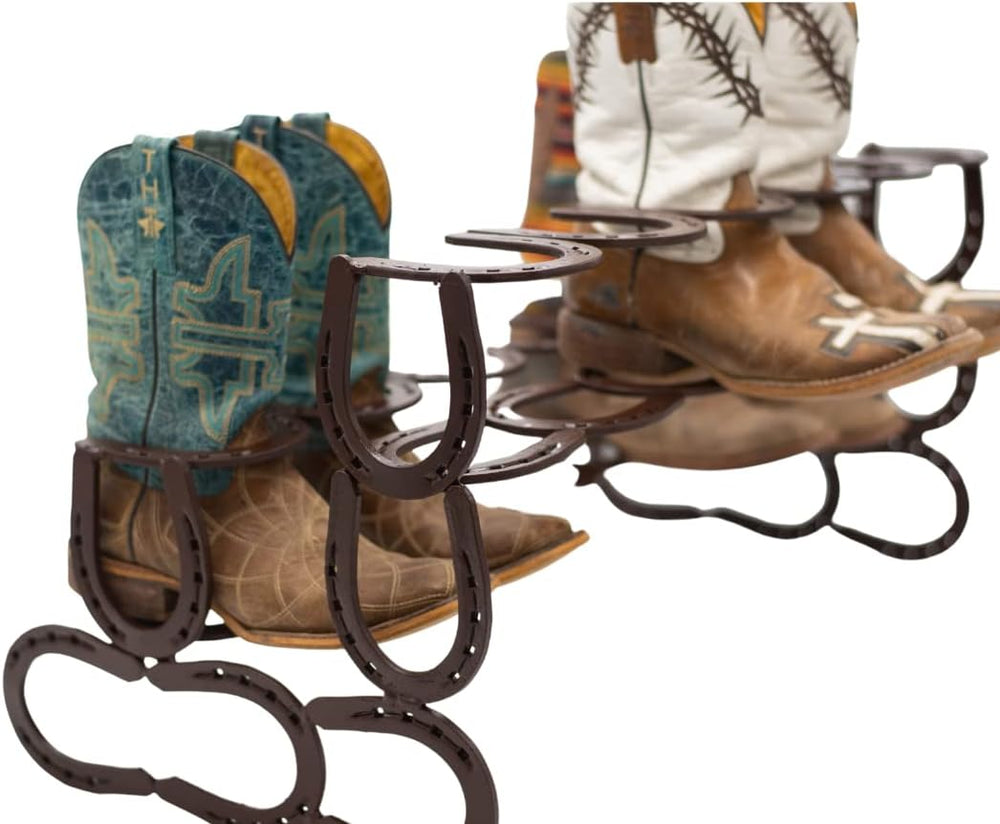 Horseshoe Boot Rack