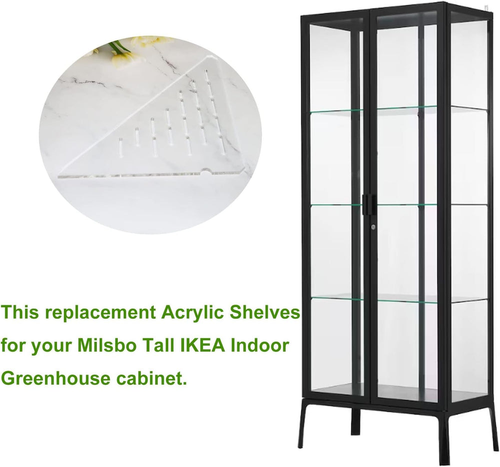 PIAOLGYI 2 Pcs Replacement Shelf for IKEA Milsbo Tall Indoor Greenhouse Cabin...