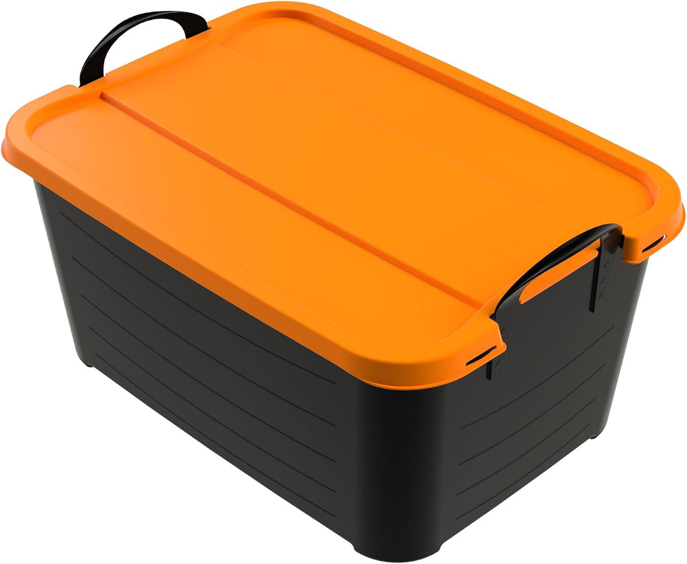 Life Story 6 Pack Heavy Duty Stackable Storage Bin, 55 Quart Home Organizer, ...