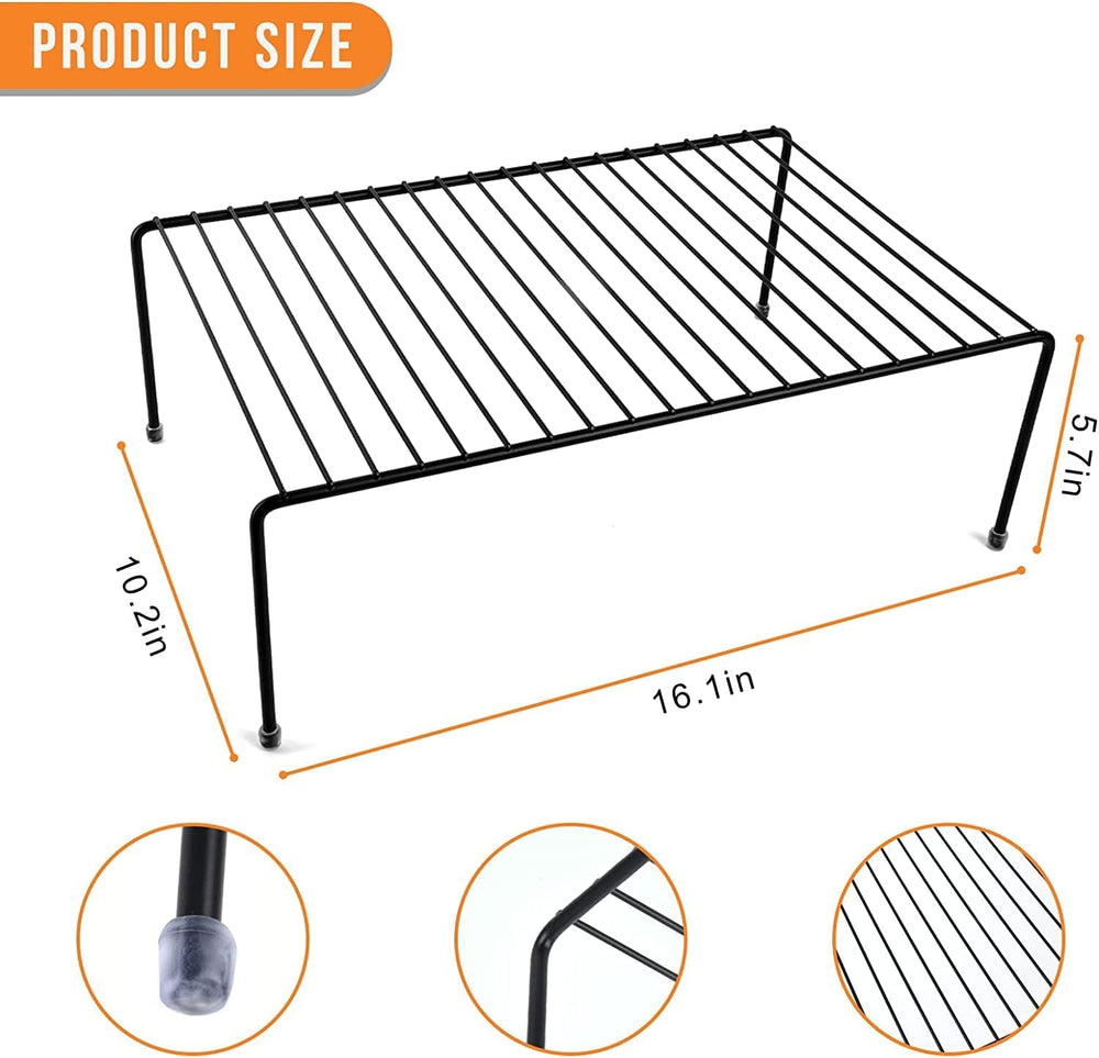 Large (16.1 x 10.2 Inch) Cabinet Storage Shelf Rack, Kitchen Shelves,Kitchen ...