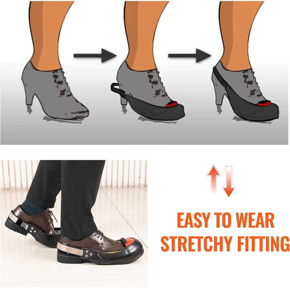 Steel Toe Covers for Shoes Safety Overshoes Steel Toe Caps Safety Boot Anti-S...